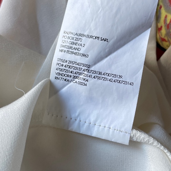 Club Monaco Terek Top Cream Ivory 100% Silk Sleeveless Tie Front‎ Blouse - Picture 9 of 11